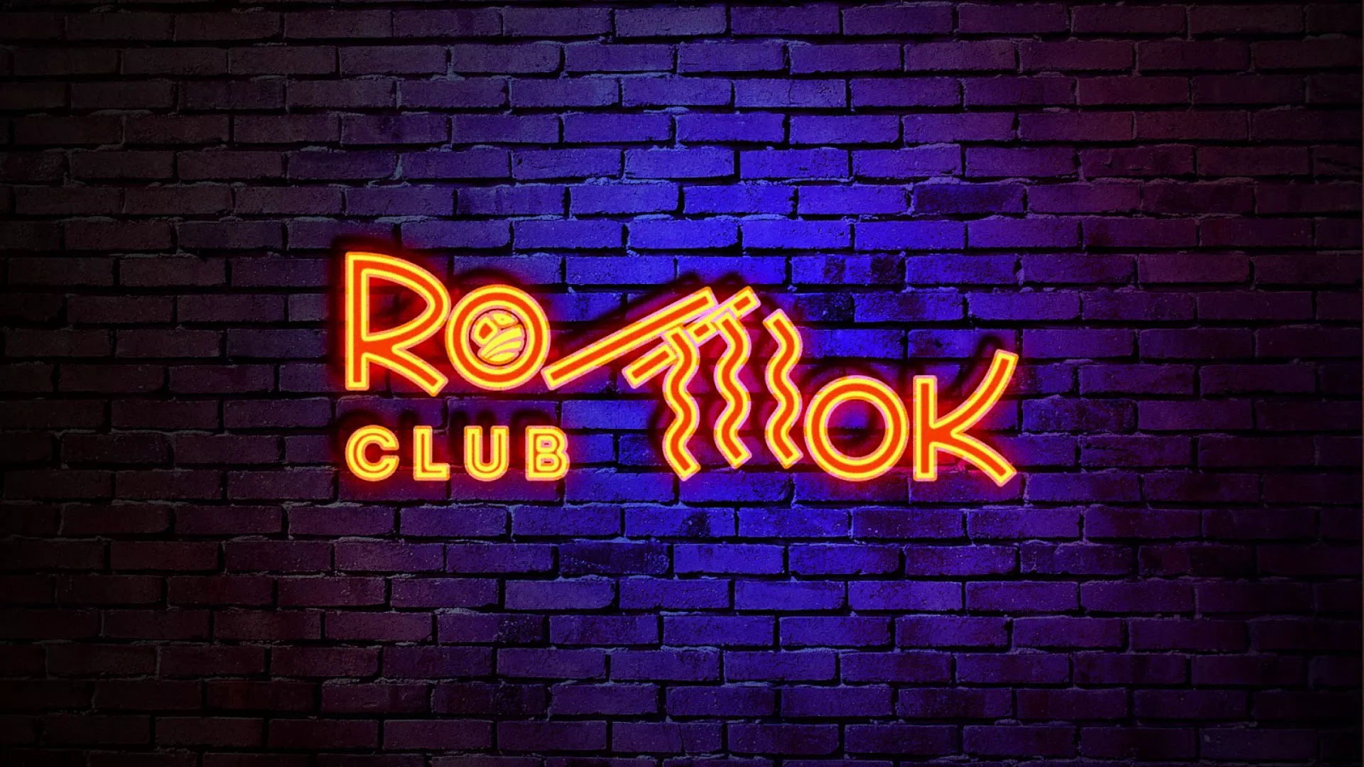 Разработка интерьерной вывески суши-бара «Roll Wok Club» в Лихославле